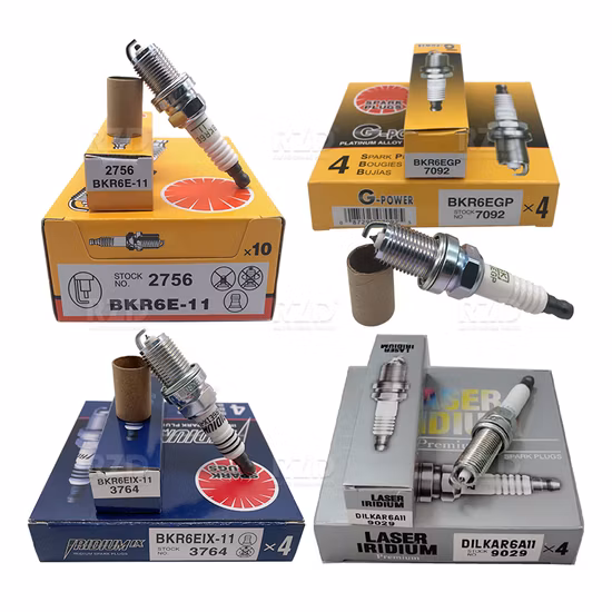 Cowtotal Factory Auto Resistor Iridium Platinum Bujias Spark Plugs for Denso Toyota Hyundai for Mazda Ford Renault Peugeot Nissan