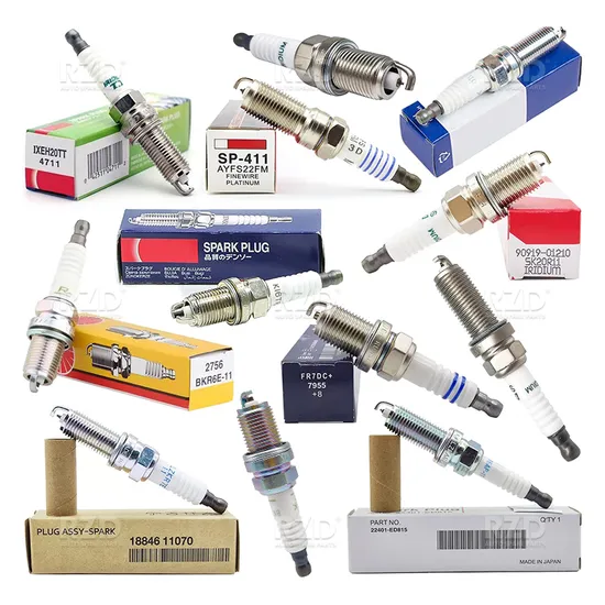 Cowtotal Factory Auto Resistor Iridium Platinum Bujias Spark Plugs for Denso Toyota Hyundai for Mazda Ford Renault Peugeot Nissan