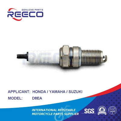 Reeco OE Quality D8ea Motocicleta Iridium Platinum Vela de Ignição para Honda/YAMAHA/Suzuki/Bajaj/Tvs