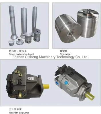 Acessórios de prensa de extrusão de alumínio de alta qualidade seguros e confiáveis ​​de recipiente/bomba de óleo/forno de matriz