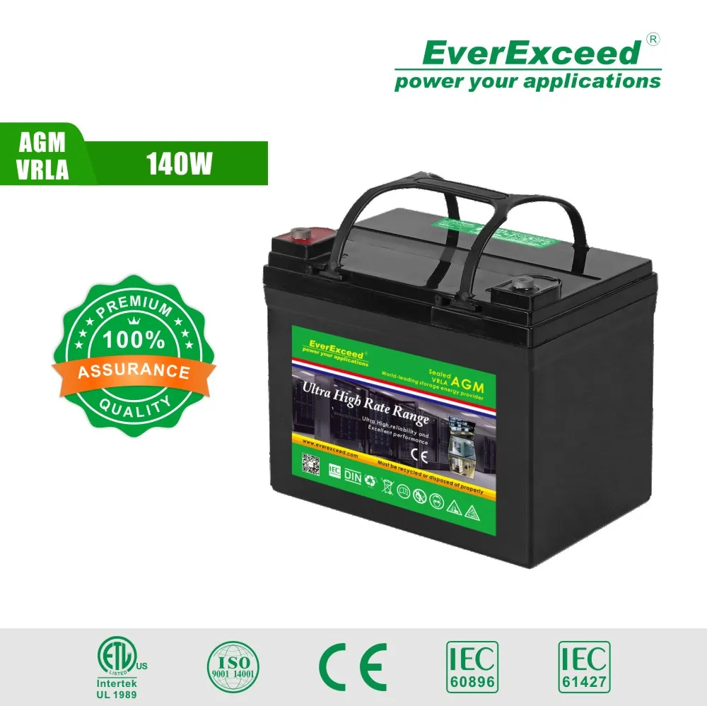 Bateria de armazenamento de energia de gel de ácido-chumbo selado personalizado de alta qualidade